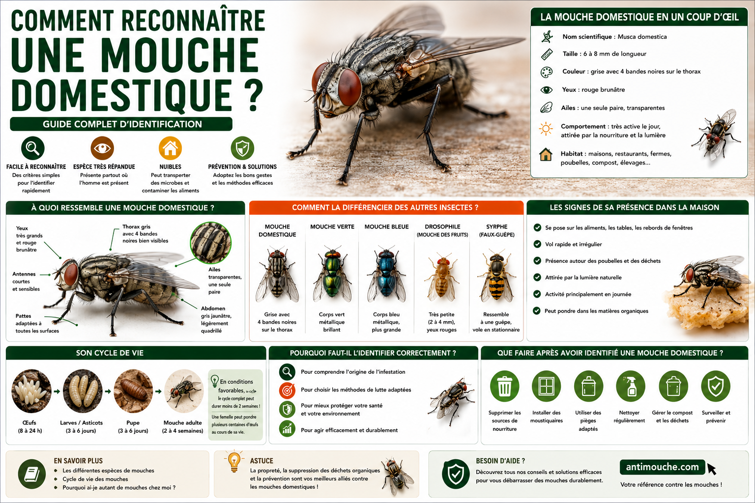 Pourquoi les mouches aiment-elles certaines personnes ? Explications et solutions