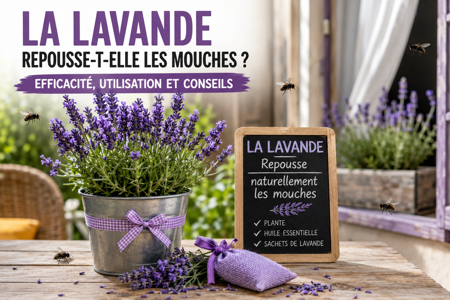 La lavande repousse-t-elle vraiment les mouches ?