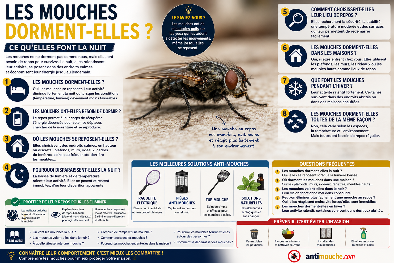 Les mouches dorment-elles ?